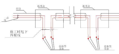 道闸车检器接线线路